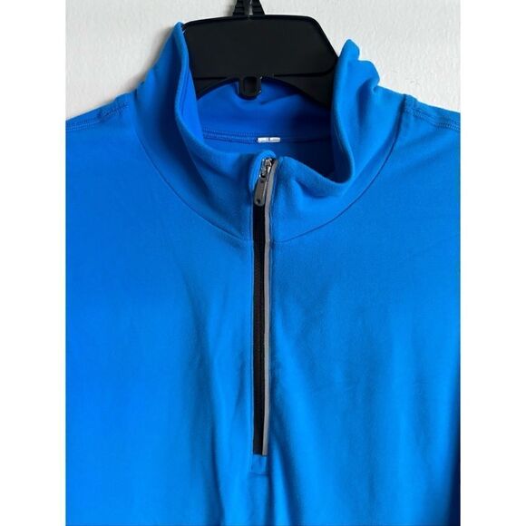 Lululemon Men's Speedy 1/2 Zip Pullover Long Sleeve Baselayer In Beaming Blue XL - Picture 5 of 6